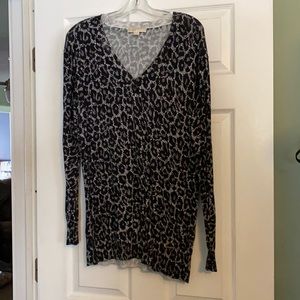 Black leopard print Micheal Kors Sweater